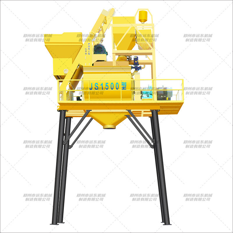 JS-1500型双电机摆线针强制搅拌机(图2) JS-1500型双电机摆线针强制搅拌机(图2)