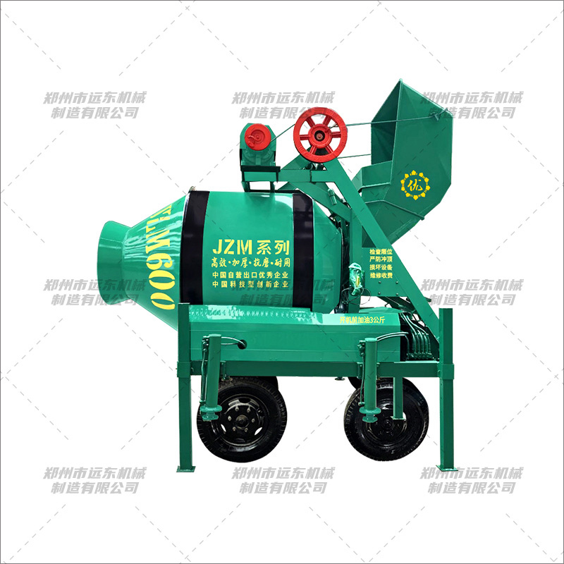 JZM600型柴油液压翻斗搅拌机(图1) JZM600型柴油液压翻斗搅拌机(图1)