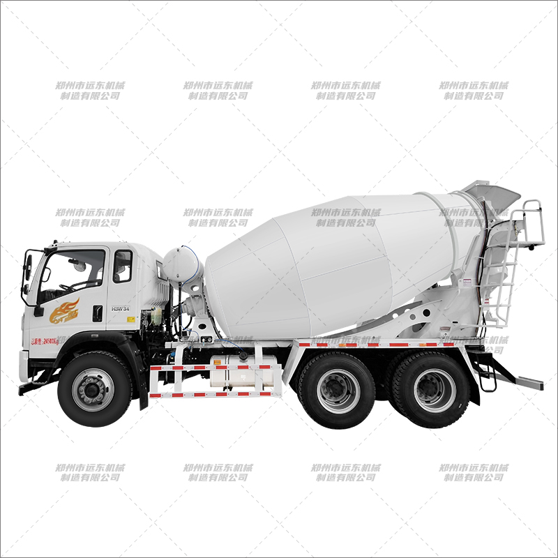 10-16方大方量混凝土搅拌罐车(图1) 10-16方大方量混凝土搅拌罐车(图1)